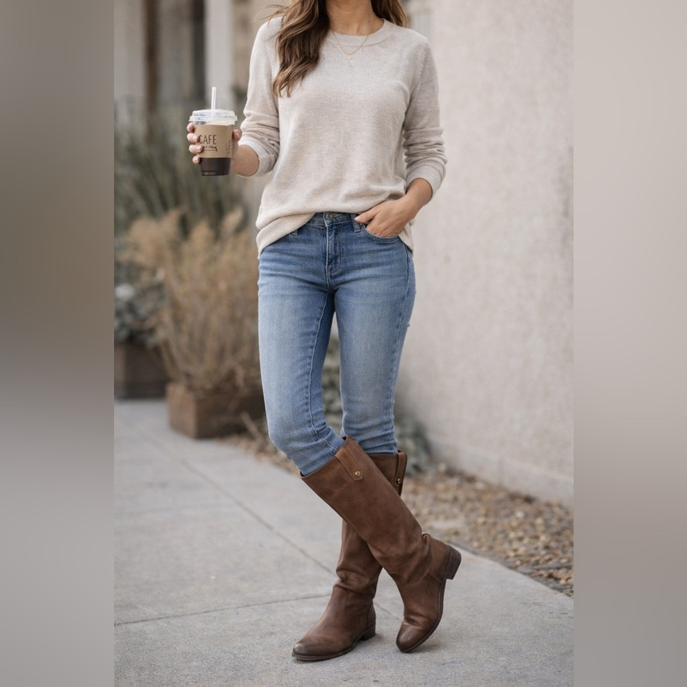 Sam Edelman Brown Leather Boots